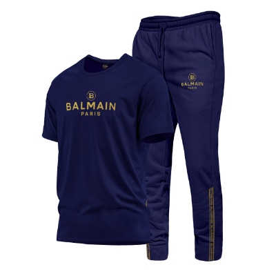 Picture of Men Summer Premium Blue Tracksuit