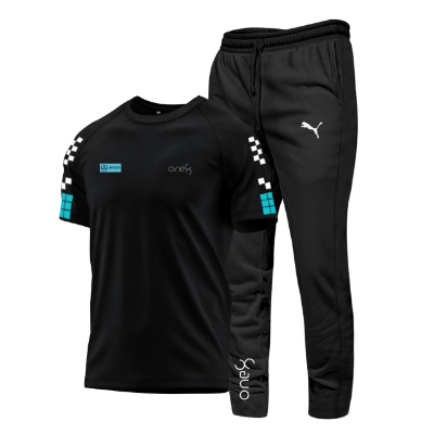 Picture of Men Summer Premium Black Tracksuit