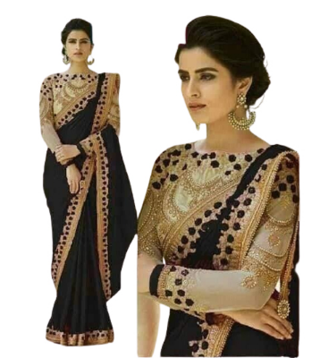 Buy Soft Weightless Georgette Sharee With Blouse SJ-11 at Best Price In Bangladesh