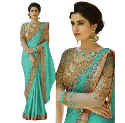 Buy Soft Weightless Georgette Sharee With Blouse SJ-13 at Best Price In Bangladesh