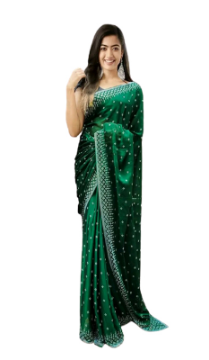 Buy Soft Weightless Georgette Sharee With Blouse SJ-16 at Best Price In Bangladesh