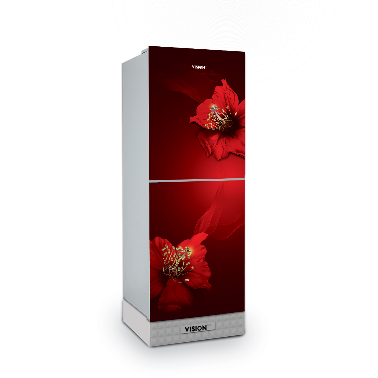 Buy VISION Glass Door Refrigerator RE-150 Liter Chinese Rose Top Mount at Best Price in Bangladesh