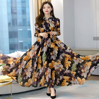 Buy Premium 3D Digital Print Stiched Linen Gown GL-P5 at Best Price in Bangladesh