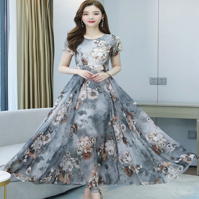 Buy Premium 3D Digital Print Stiched Linen Gown GL-P7 at Best Price in Bangladesh