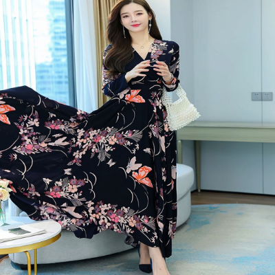 Buy Premium 3D Digital Print Stiched Linen Gown GL-P8 at Best Price in Bangladesh