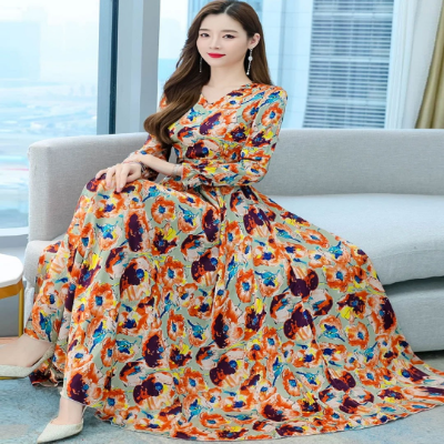 Buy Premium 3D Digital Print Stiched Linen Gown GL-P19 at Best Price in Bangladesh