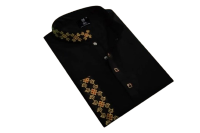 Buy Indian Cotton Semi Long Embroidery Panjabi P-N19 at Best Price in Bangladesh