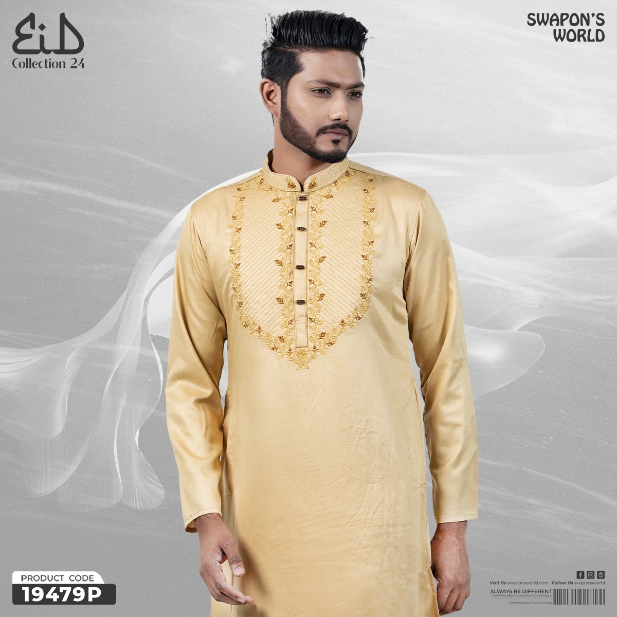 Picture of Mens Premium Embroidery Panjabi