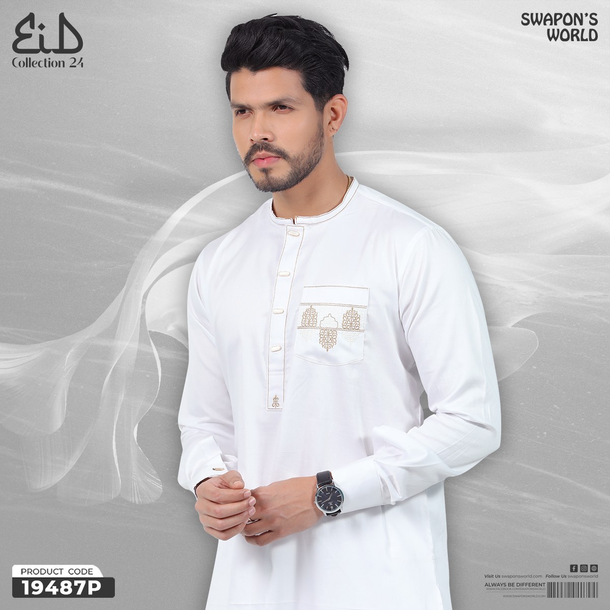 Picture of Mens Premium Embroidery Panjabi