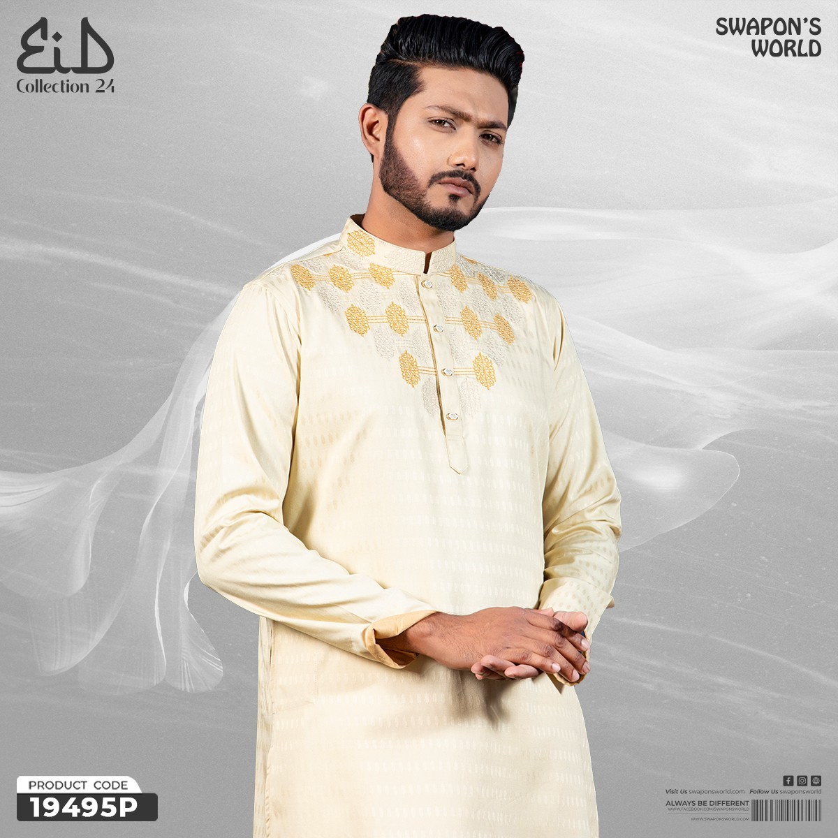 Picture of Mens Premium Embroidery Panjabi