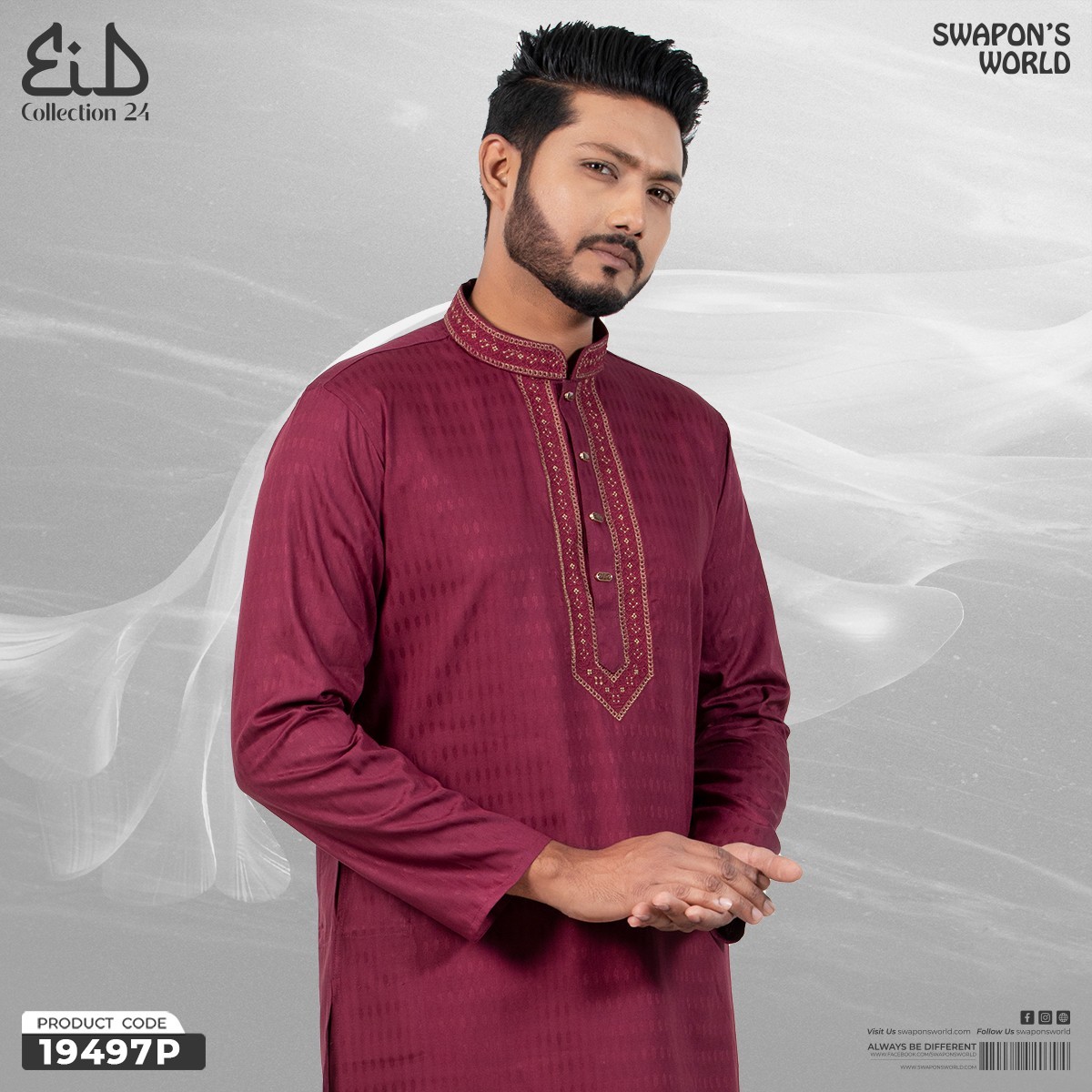 Picture of Mens Premium Embroidery Panjabi