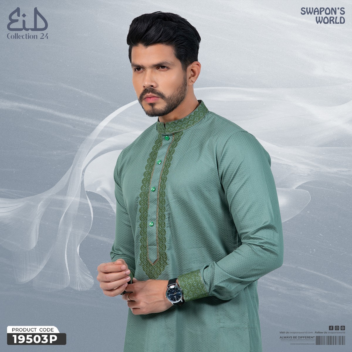 Picture of Mens Premium Embroidery Panjabi