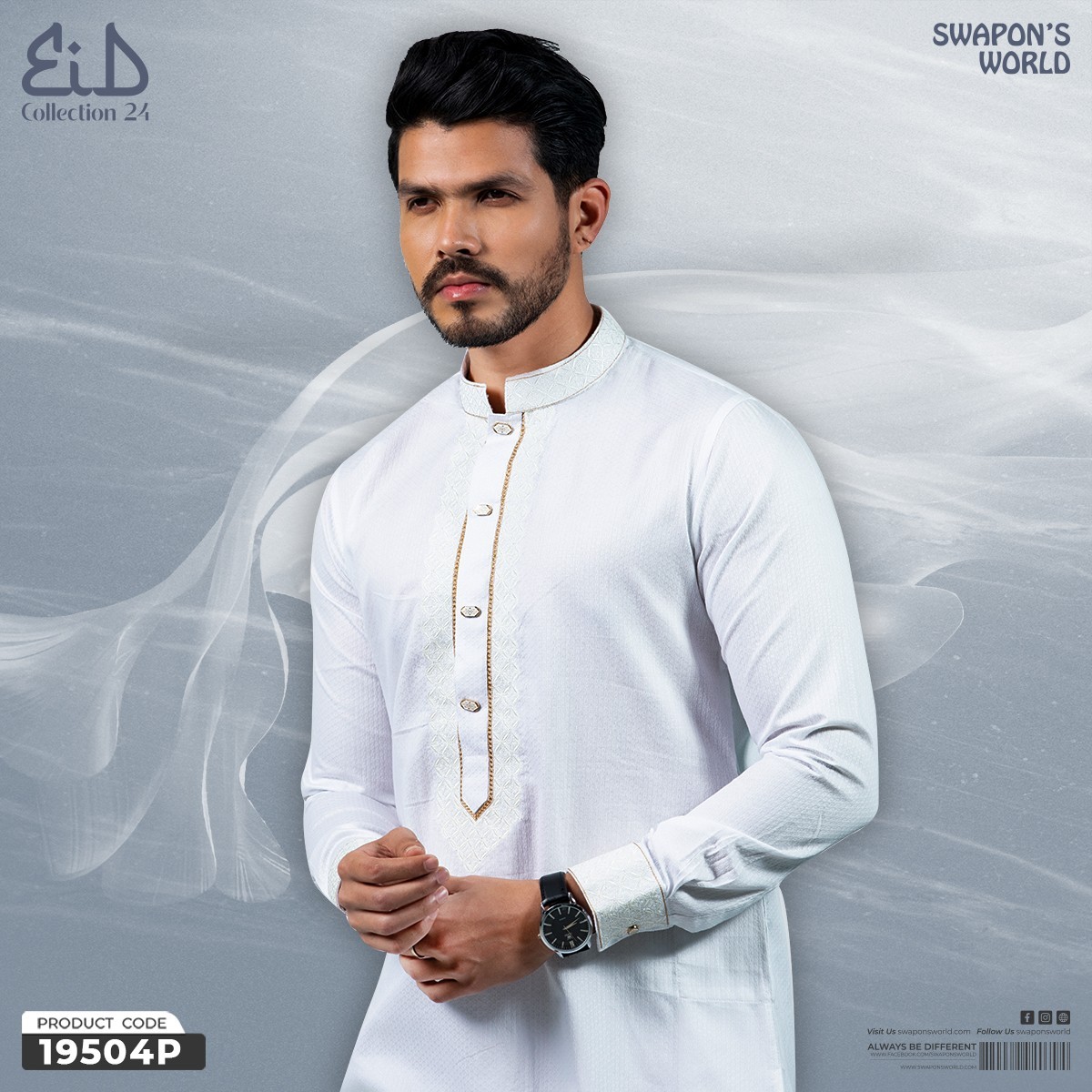 Picture of Mens Premium Embroidery Panjabi