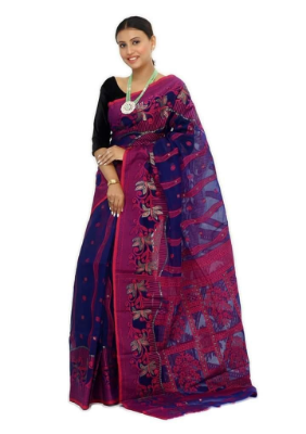 Buy Premium Quality Resom Silk Jamdani Sharee SR-03 at Best Price In Bangladesh