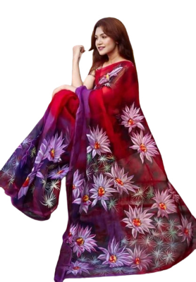 Buy Exclusive Hand Print Half Silk Sharee SP-161 at Best Price In Bangladesh