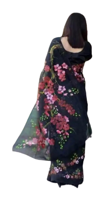 Buy Exclusive Hand Print Half Silk Sharee SP-166 at Best Price In Bangladesh