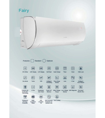 Buy Gree 1 Ton Non Inverter Split Type Air Conditioner GS-12FA410 at Best Price in Bangladesh	