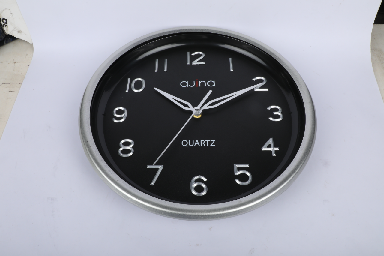 Buy Tune Wall Clock with Digit RO-Silver-Silver Hand-B Online at Best Price