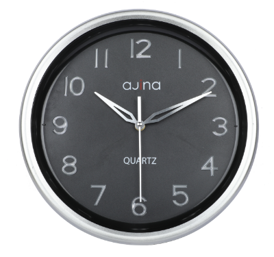 Buy Tune Wall Clock with Digit RO-Silver-Silver Hand-B Online at Best Price
