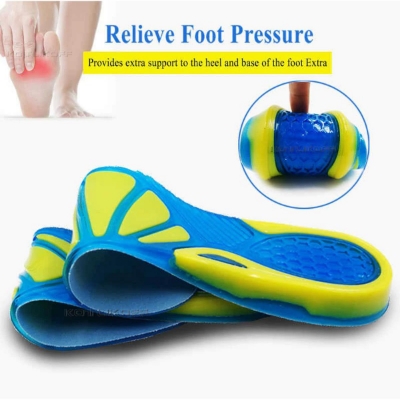 Picture of Silicone Non-Slip Gel Soft Sport Shoe Insoles Massaging Insole Orthopedic Foot Care For Feet Shoes Sole Shock Absorption Pads