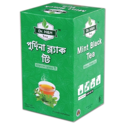 Picture of Dr. H&H Mint Pudina Black Tea - 30 Tea Bags