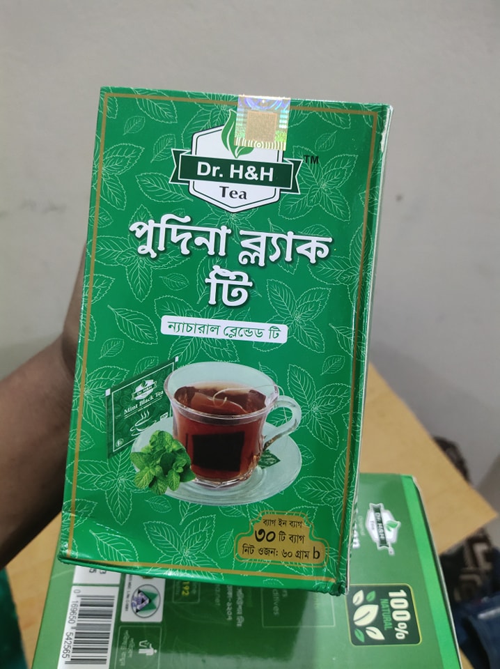 Picture of Dr. H&H Mint Pudina Black Tea - 30 Tea Bags
