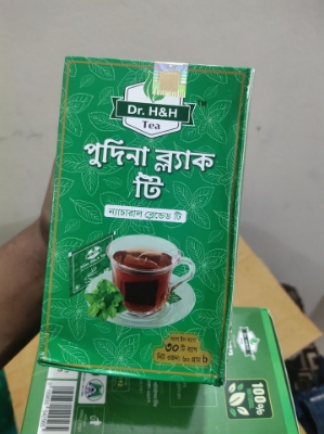 Picture of Dr. H&H Mint Pudina Black Tea - 30 Tea Bags