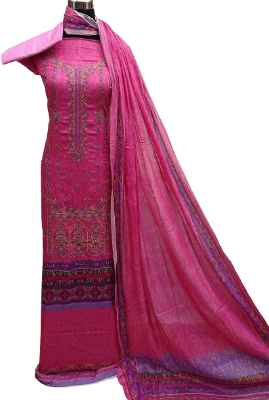 Buy Indian Gong Buticks Embroidery Cotton 3 Piece 3R-H4 Online at Best Price in Bangladesh