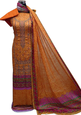 Buy Indian Gong Buticks Embroidery Cotton 3 Piece 3R-H1 Online at Best Price in Bangladesh