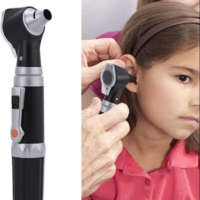 Picture of (Ear Nose &Throat) Medical Diagnostic Otoscope Ear Examination Kit with LED Lamp