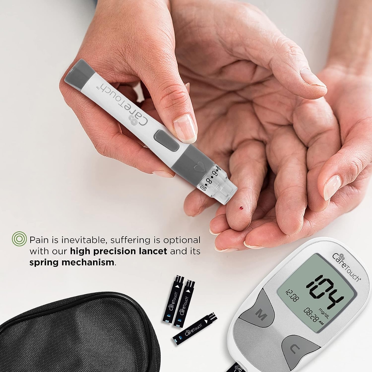 Picture of Lancet device for glucose test meter