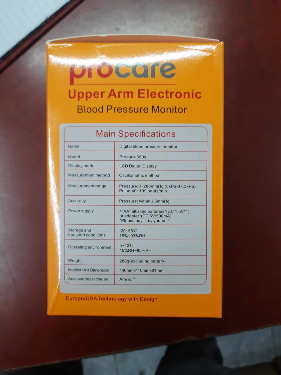 Picture of ProCare 650S Upper Arm Digital Blood Pressure Monitor Bp Machine with Voice Broadcast