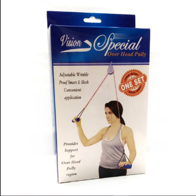 Picture of Overhead Hand Shoulder Pulley Equipment Kit W/Rope For Home Gym Exercise & Physical Therapy