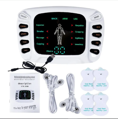 Picture of Electric Pulse Physiotherapy Massager Tens EMS Muscle Stimulator Acupuncture Therapy Body Massage Slimming Health Care Machine