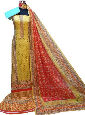 Buy Malhar Digital Print Unstiche Cotton 3 Piece 3R-M28 at Best Price In Bangladesh