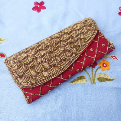 Picture of Velvet Embroidered Purse Bag/ Hand Purse For Woman & Girls (Imported) Model-PCB1200A - Premium Quality Purse Bag for Women - Hand Purse for Women - Purse for Girls - Hand Purse for Girls