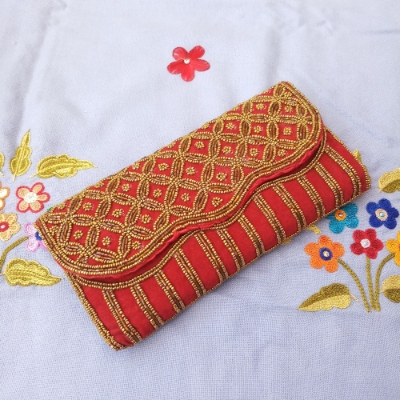 Picture of Velvet Embroidered Purse Bag/ Hand Purse For Woman & Girls (Imported) Model-PCB1200A - Premium Quality Purse Bag for Women - Hand Purse for Women - Purse for Girls - Hand Purse for Girls