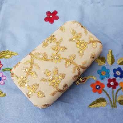 Picture of Premium Quality Embroidered Hand Purse/ Bag For Woman & Girls (Imported) Model-PCB1100A - Purse for Women