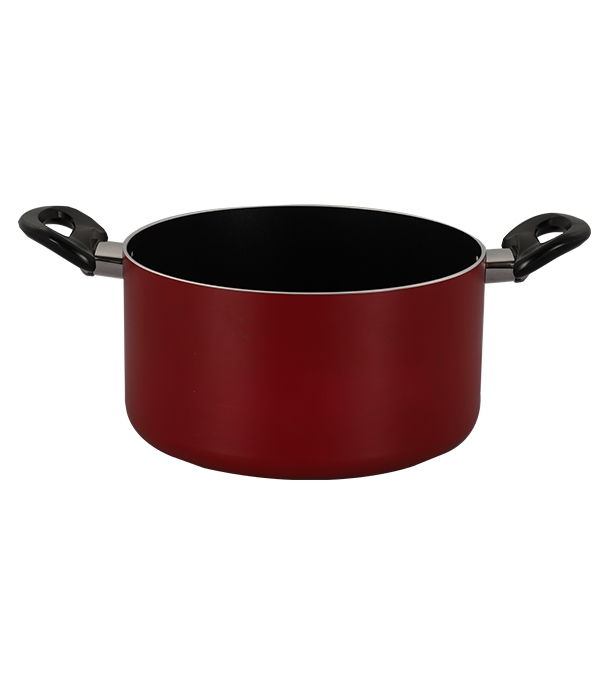 Picture of TOPPER Nonstick Glamour Casserole With Lid (Red)  28 cm