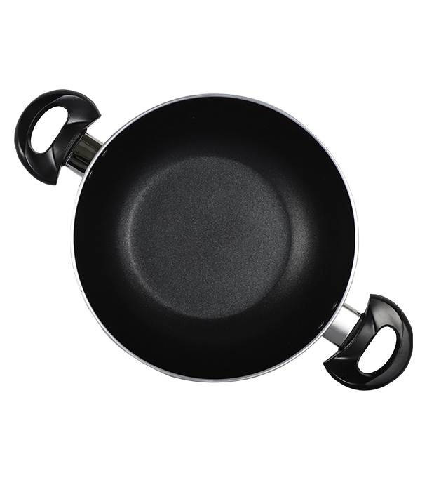 Picture of Topper Nonstick Karai With Lid Red 24 Cm