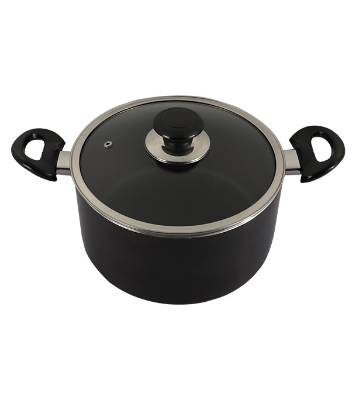 Picture of Topper Nonstick Glamour Casserole with Lid Ash 26cm 