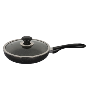 Picture of TOPPER Nonstick Glamour Fry Pan With Lid (Spatter Grey) 26 cm 