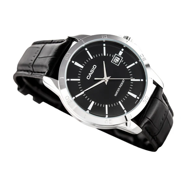 Buy Casio Enticer Date Black Belt Watch MTP-V004L-1AUDF at Best Price In Bangladesh