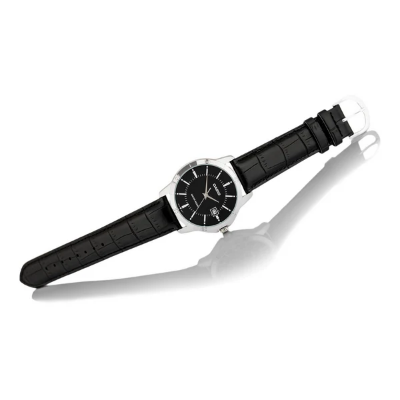 Buy Casio Enticer Date Black Belt Watch MTP-V004L-1AUDF at Best Price In Bangladesh