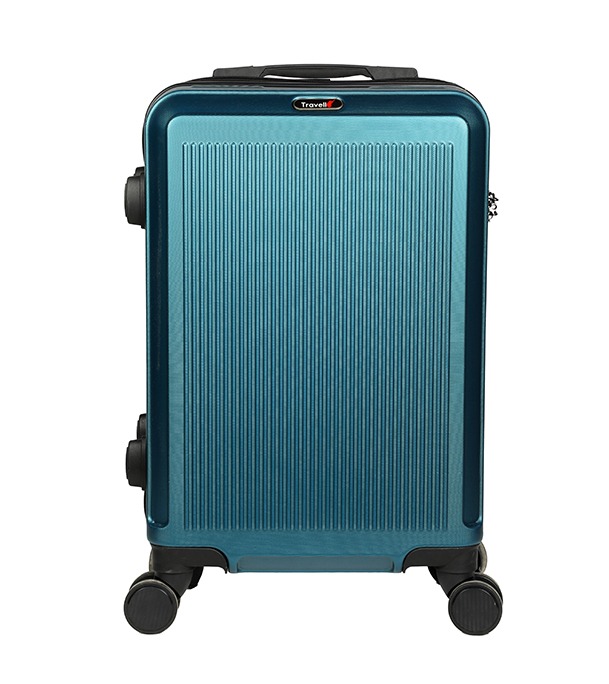 Picture of Travello 24 Inch Royal Zipper Unbreakable Body More Capacity Water Resistant Aluminum Luggage- Trolley Green