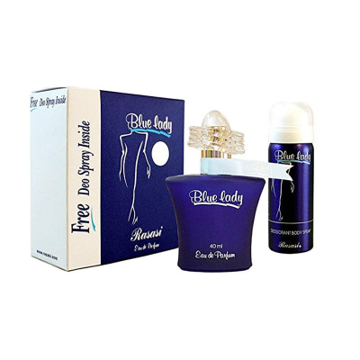 Buy Rasasi Blue Lady Perfume EDP with Free Deo Spray 40 ml for Women at Best Price In Bangladesh