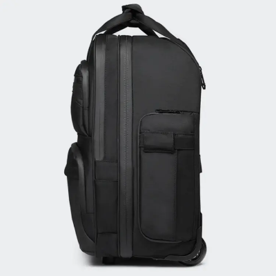 Picture of Ozuko 9699 Luxury Trolley Wheeled Laptop Bag Carry On Airport Bag With Wet Pocket & Shoe Bag For Travel With Ant-Itheft Lock