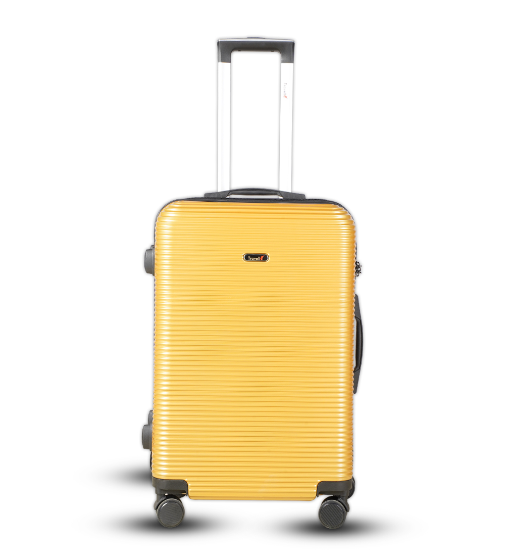 Picture of Travello 20 Inch City Ultra Light Weight Luggage-Trolley - Yellow