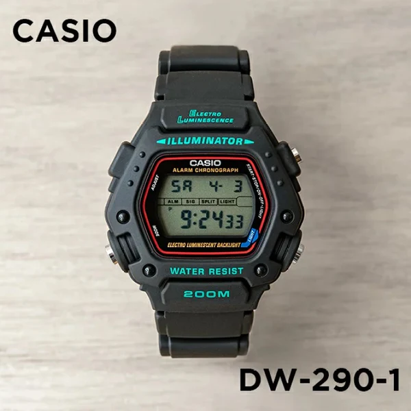 Buy Casio Classic Illuminator Sports Resin Belt Watch DW-290-1VS at Best Price In Bangladesh