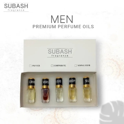 Picture of Men Premium Perfume Oil for Men Attar 5 in 1 Combo Pack